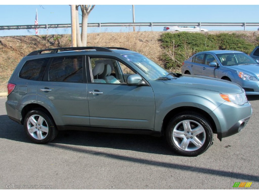 2009 Forester 2.5 X L.L.Bean Edition - Sage Green Metallic / Platinum photo #4