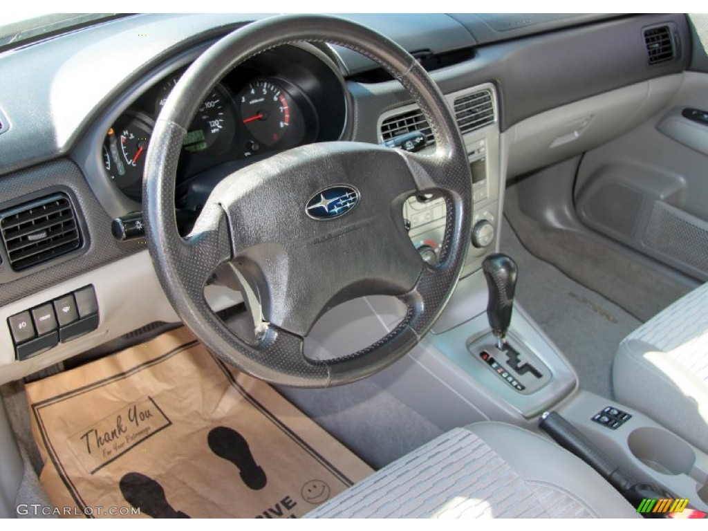 Anthracite Black Interior 2007 Subaru Impreza 2.5i Sedan Photo #62656512