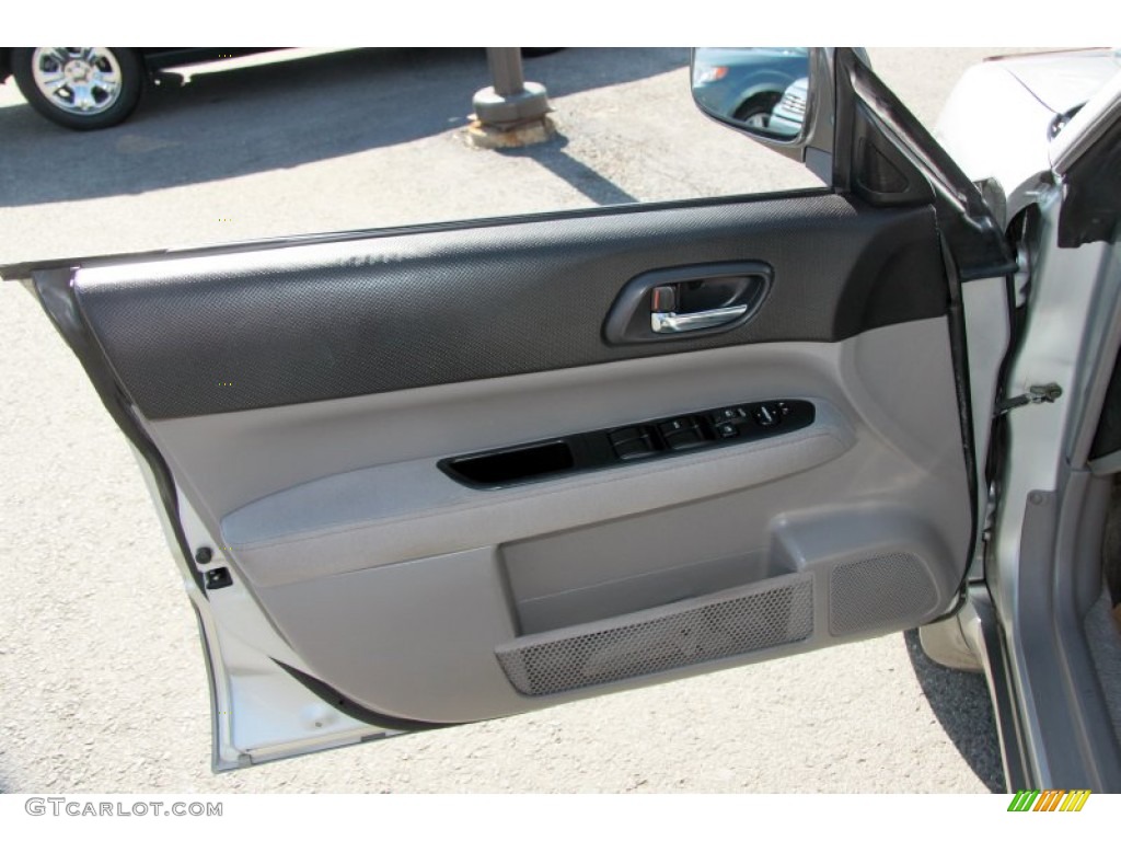 2007 Subaru Impreza 2.5i Sedan Anthracite Black Door Panel Photo #62656605