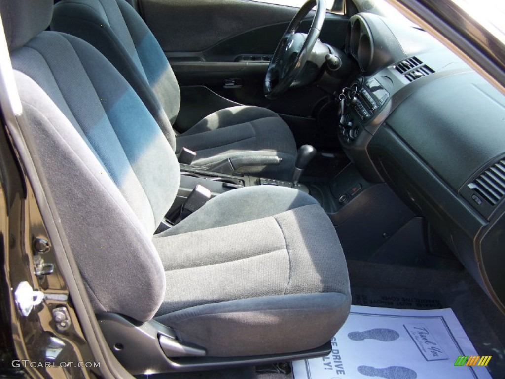 2002 Altima 3.5 SE - Super Black / Charcoal Black photo #4