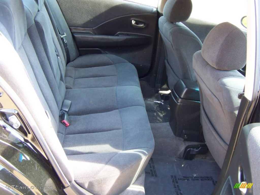 2002 Altima 3.5 SE - Super Black / Charcoal Black photo #6