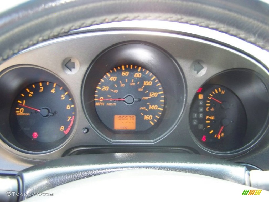 2002 Altima 3.5 SE - Super Black / Charcoal Black photo #21