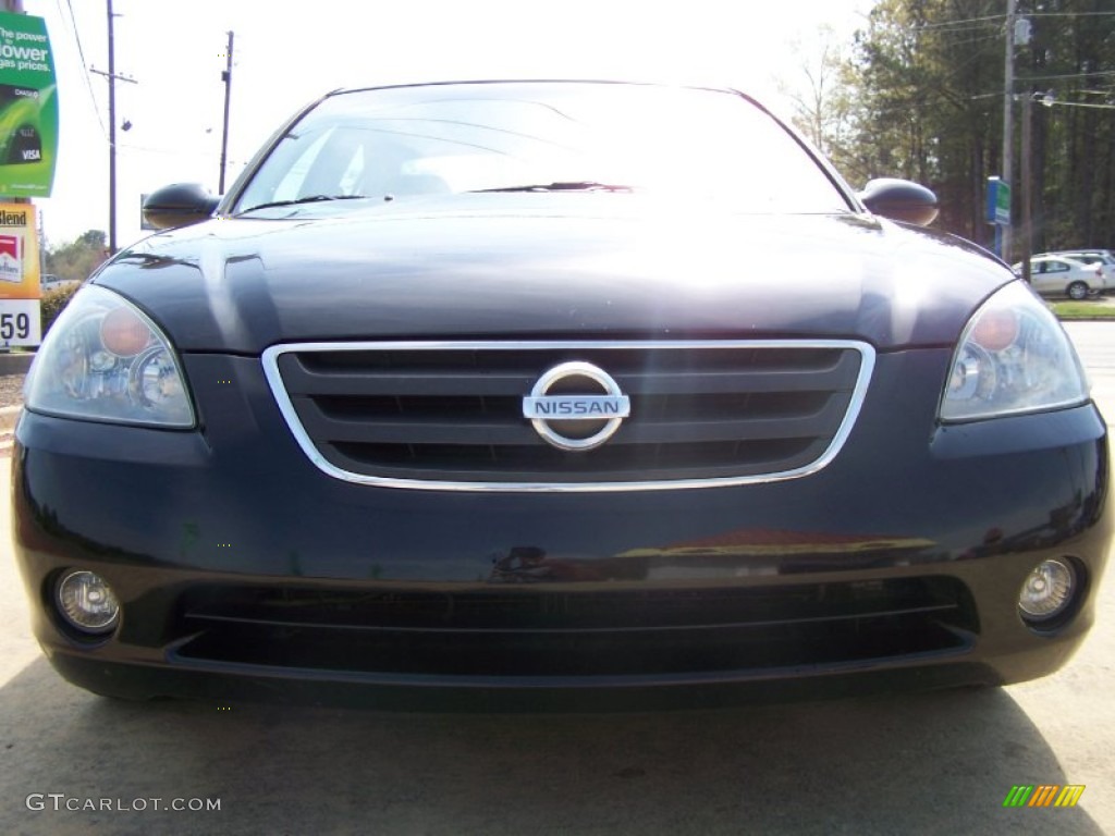 2002 Altima 3.5 SE - Super Black / Charcoal Black photo #33