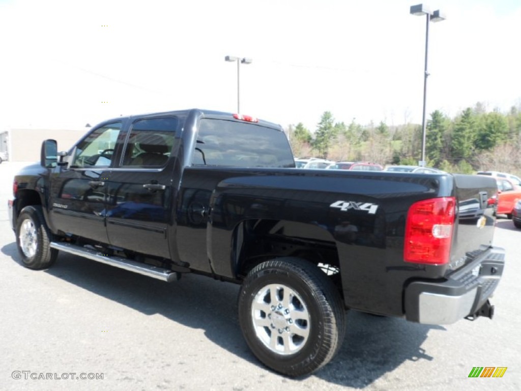 2012 Silverado 2500HD LT Crew Cab 4x4 - Black / Light Cashmere photo #10