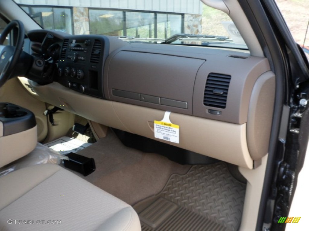 2012 Silverado 2500HD LT Crew Cab 4x4 - Black / Light Cashmere photo #21