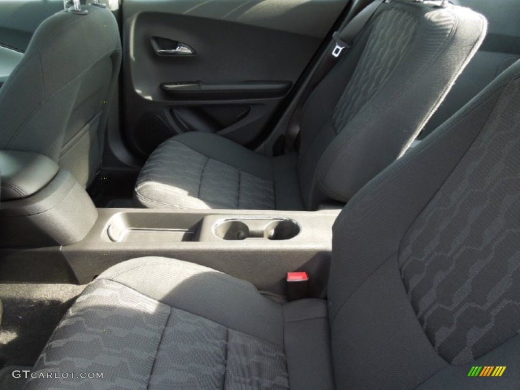 Jet Black/Ceramic White Accents Interior 2012 Chevrolet Volt Hatchback Photo #62659023