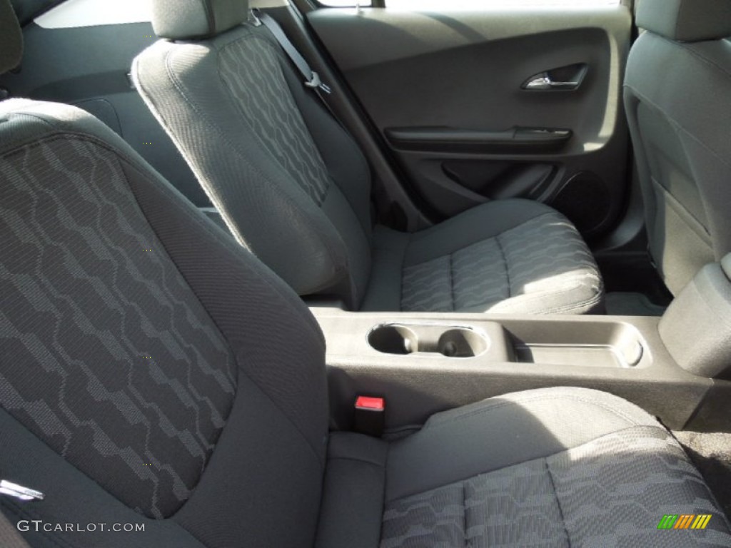 Jet Black/Ceramic White Accents Interior 2012 Chevrolet Volt Hatchback Photo #62659044