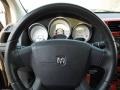 2008 Dodge Caliber Dark Slate Gray/Red Interior Steering Wheel Photo
