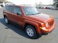 2012 Copperhead Orange Pearl Jeep Patriot Sport  photo #2