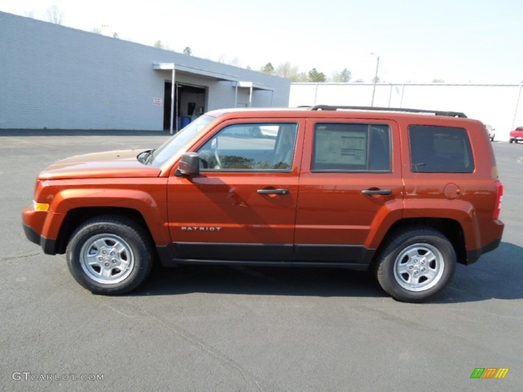 Copperhead Orange Pearl 2012 Jeep Patriot Sport Exterior Photo #62660265