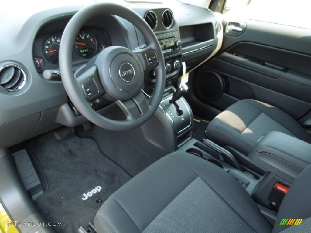Dark Slate Gray Interior 2012 Jeep Compass Sport 4x4 Photo #62661123