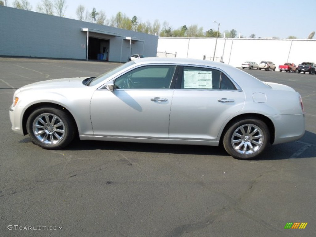 2012 300 Limited - Bright Silver Metallic / Black photo #4