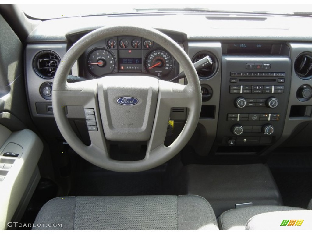 2010 F150 XL SuperCab - Ingot Silver Metallic / Medium Stone photo #20