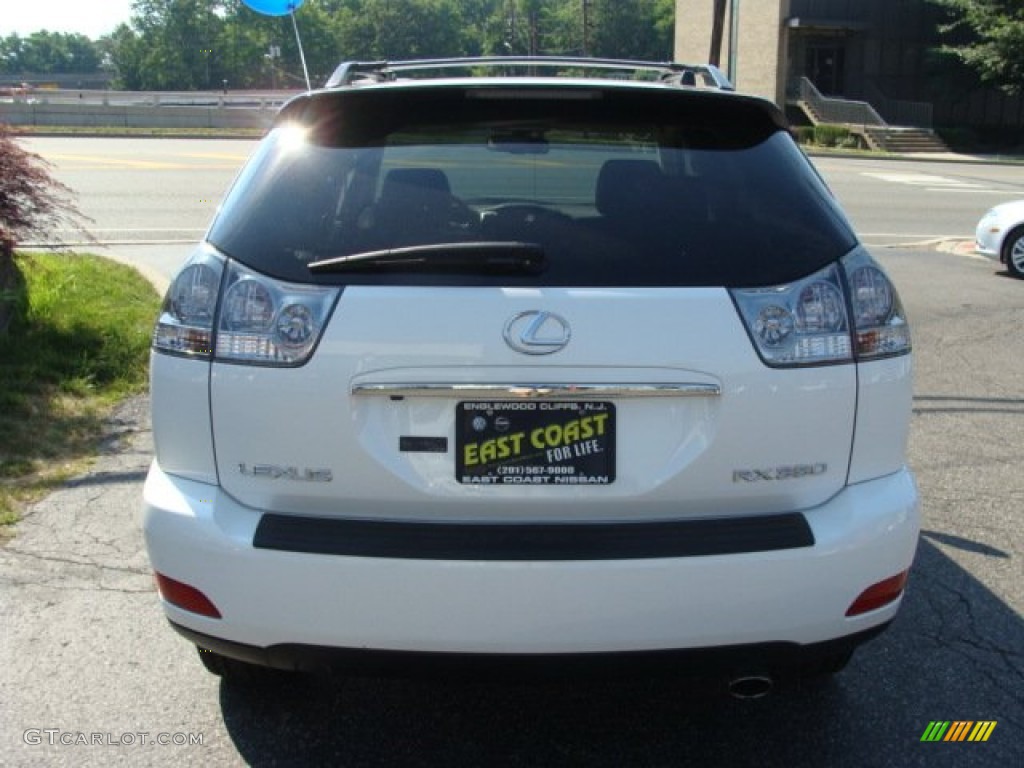 2008 RX 350 AWD - Crystal White / Ivory photo #4