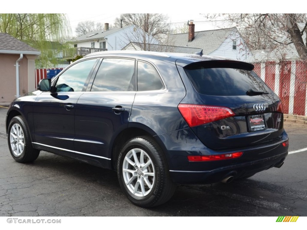 2009 Q5 3.2 Premium quattro - Deep Sea Blue Pearl Effect / Black photo #5