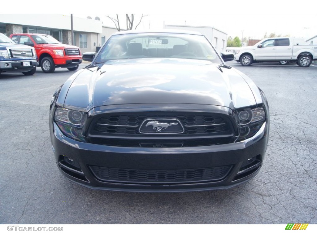 Black 2013 Ford Mustang V6 Premium Coupe Exterior Photo #62664754