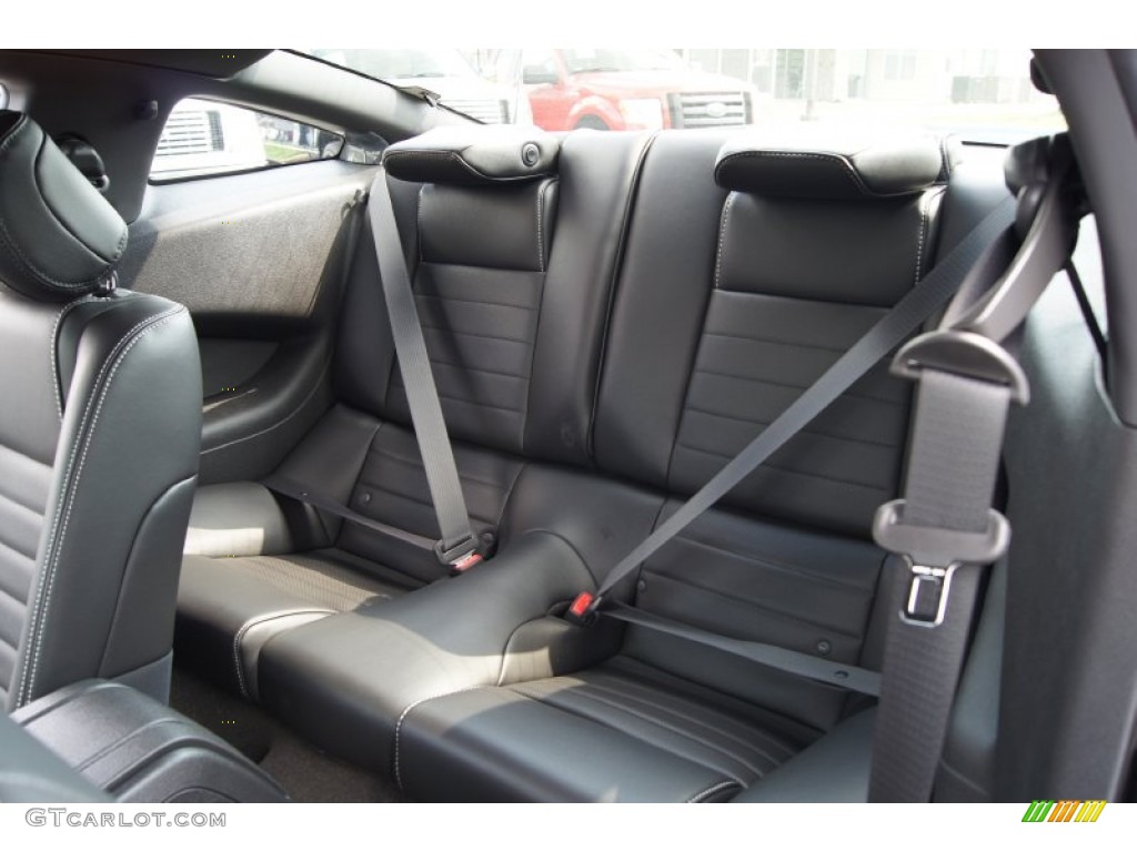 Charcoal Black Interior 2013 Ford Mustang V6 Premium Coupe Photo #62664774