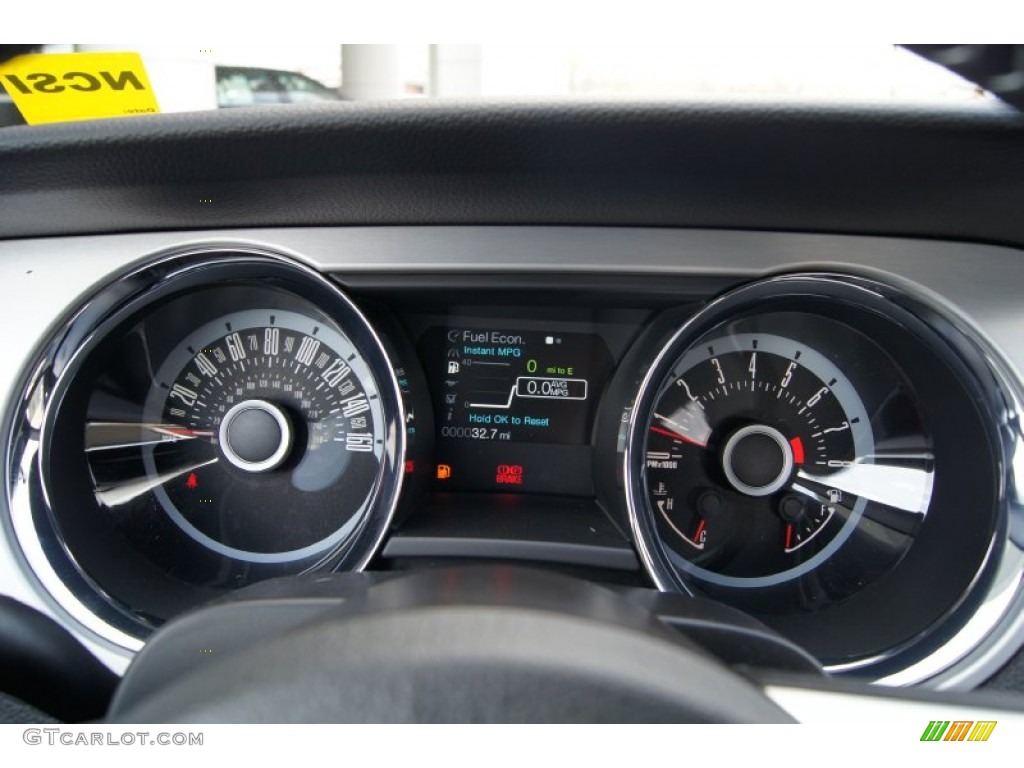 2013 Ford Mustang V6 Premium Coupe Gauges Photo #62664875