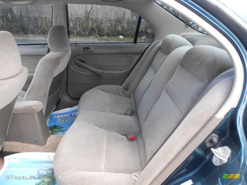1998 Civic EX Sedan - Cypress Green Pearl / Beige photo #11