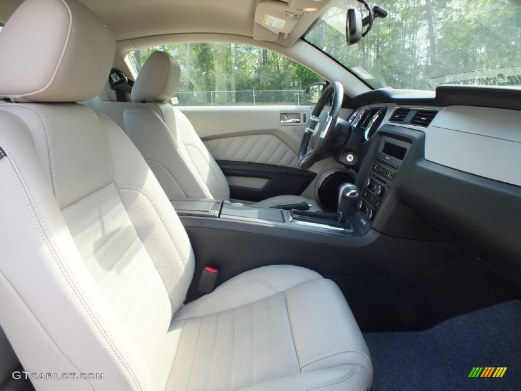 2011 Mustang V6 Premium Coupe - Ebony Black / Stone photo #20