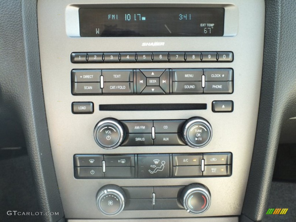 2011 Mustang V6 Premium Coupe - Ebony Black / Stone photo #30