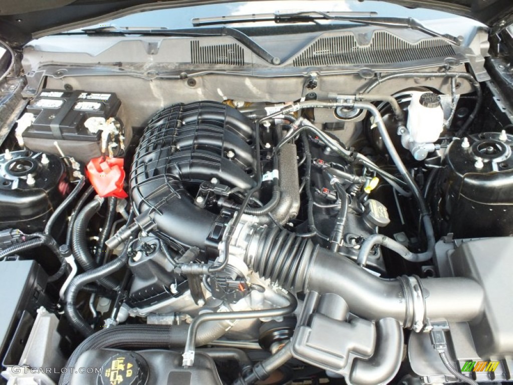 2011 Mustang V6 Premium Coupe - Ebony Black / Stone photo #49