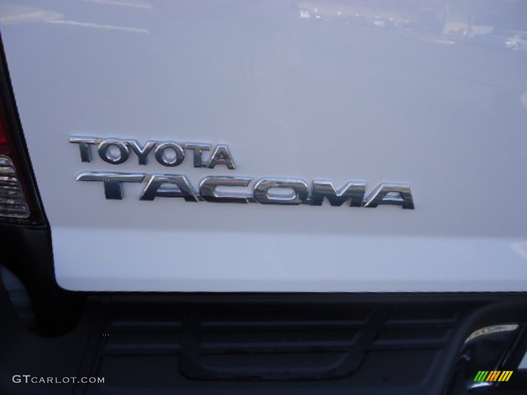 2012 Tacoma V6 TRD Double Cab 4x4 - Super White / Graphite photo #11
