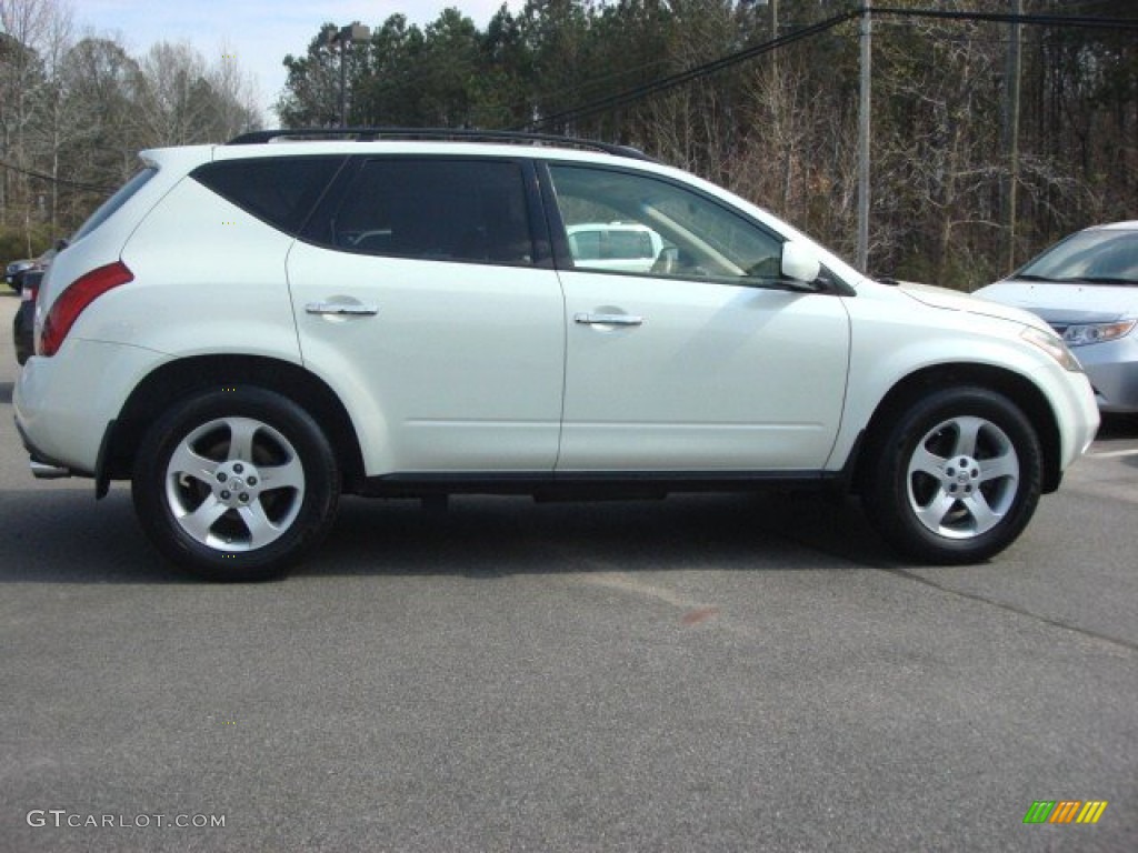 2004 Murano SL AWD - Glacier Pearl White / Cafe Latte photo #7