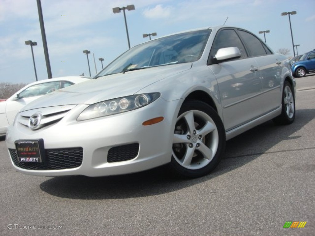 2008 MAZDA6 i Grand Touring Sedan - Silver Metallic / Gray photo #1