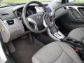 Gray 2011 Hyundai Elantra GLS Interior Color