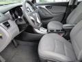 Gray 2011 Hyundai Elantra GLS Interior Color