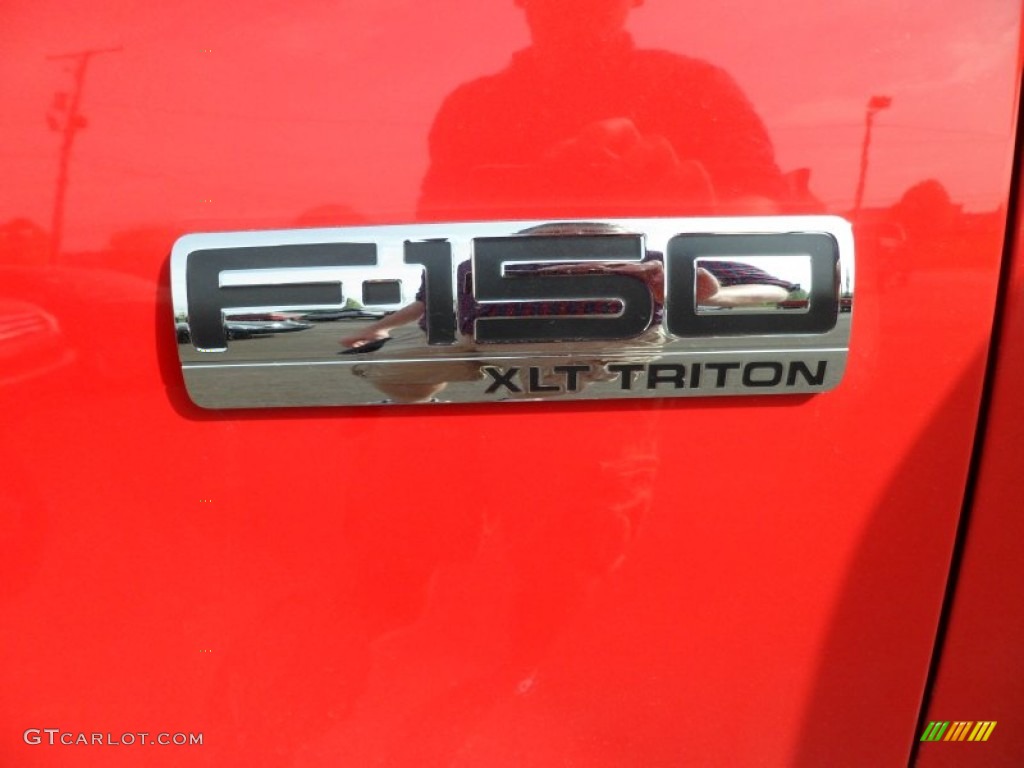 2004 F150 XLT Regular Cab - Bright Red / Tan photo #11