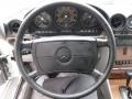 1989 Mercedes-Benz SL Class Grey Interior Steering Wheel Photo