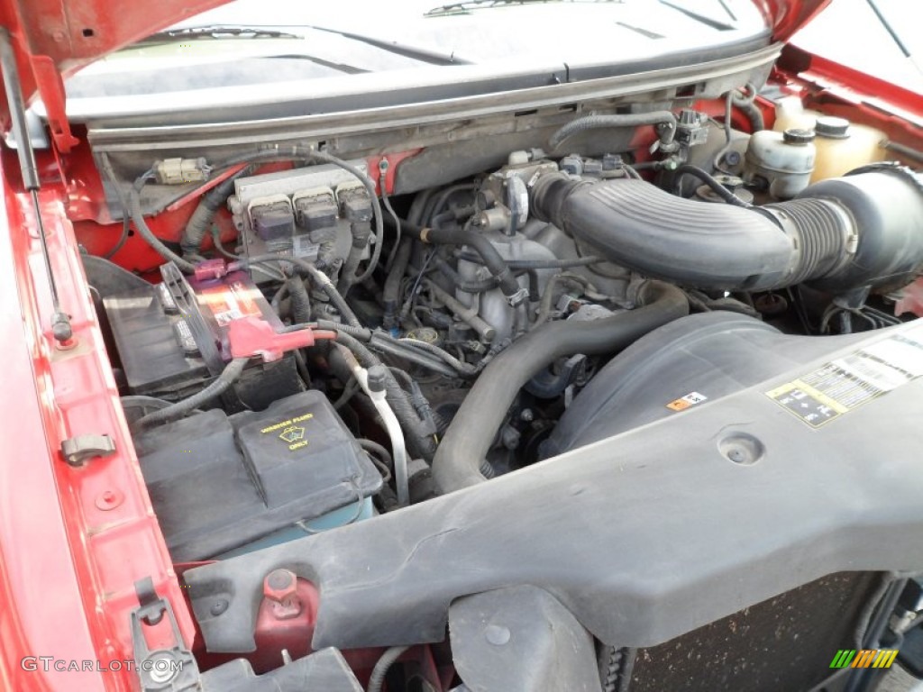 2004 F150 XLT Regular Cab - Bright Red / Tan photo #22