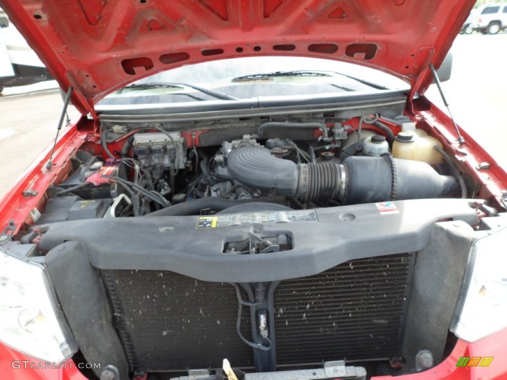 2004 F150 XLT Regular Cab - Bright Red / Tan photo #23