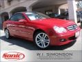 2009 Mars Red Mercedes-Benz CLK 350 Cabriolet  photo #1