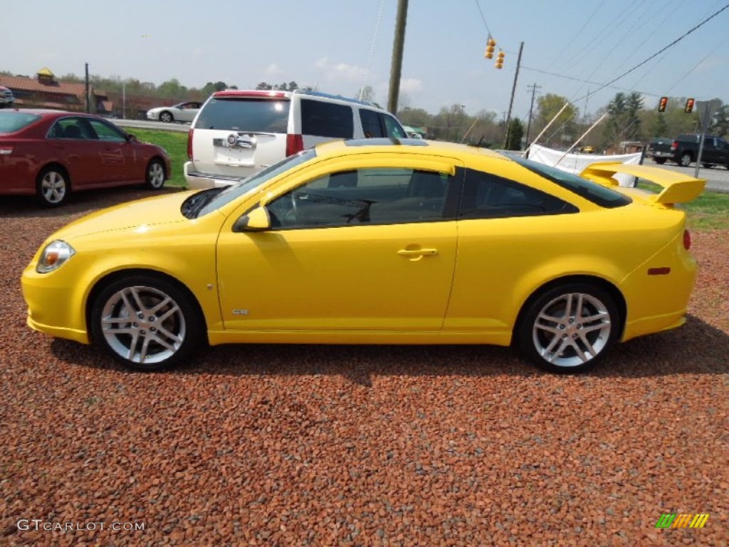 Rally Yellow 2009 Chevrolet Cobalt SS Coupe Exterior Photo #62669552