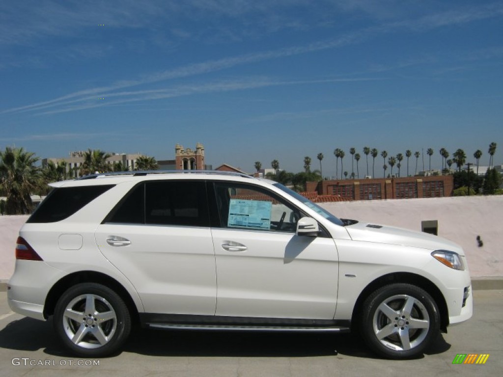 Diamond White Metallic 2012 Mercedes-Benz ML 550 4Matic Exterior Photo #62669954