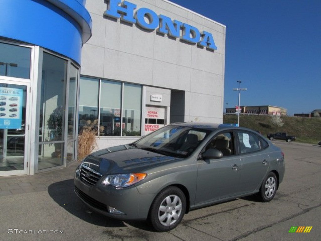 2009 Elantra GLS Sedan - Natural Khaki / Beige photo #1