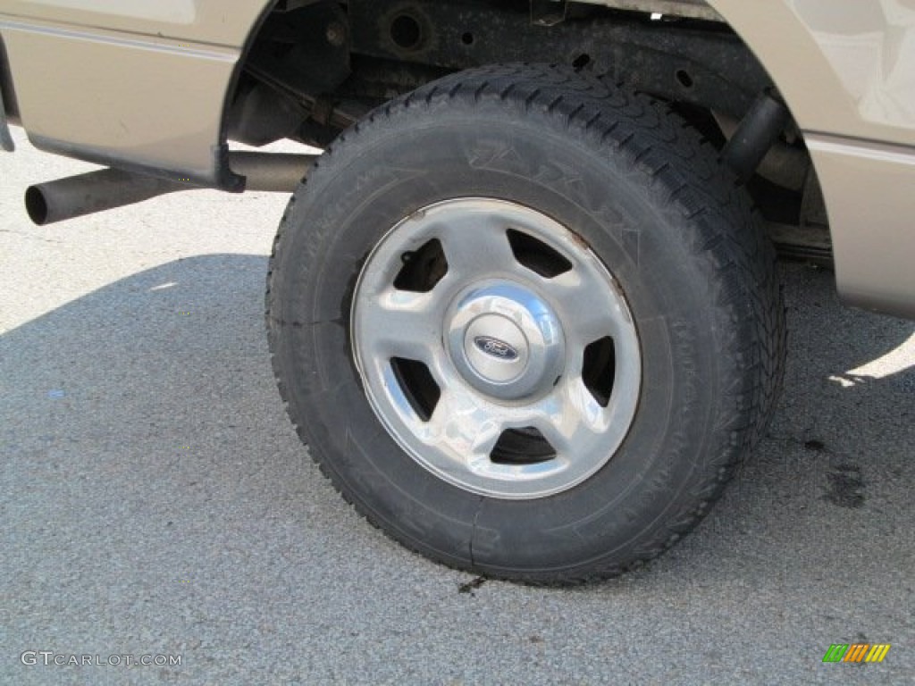 2005 F150 XLT SuperCab 4x4 - Arizona Beige Metallic / Tan photo #9