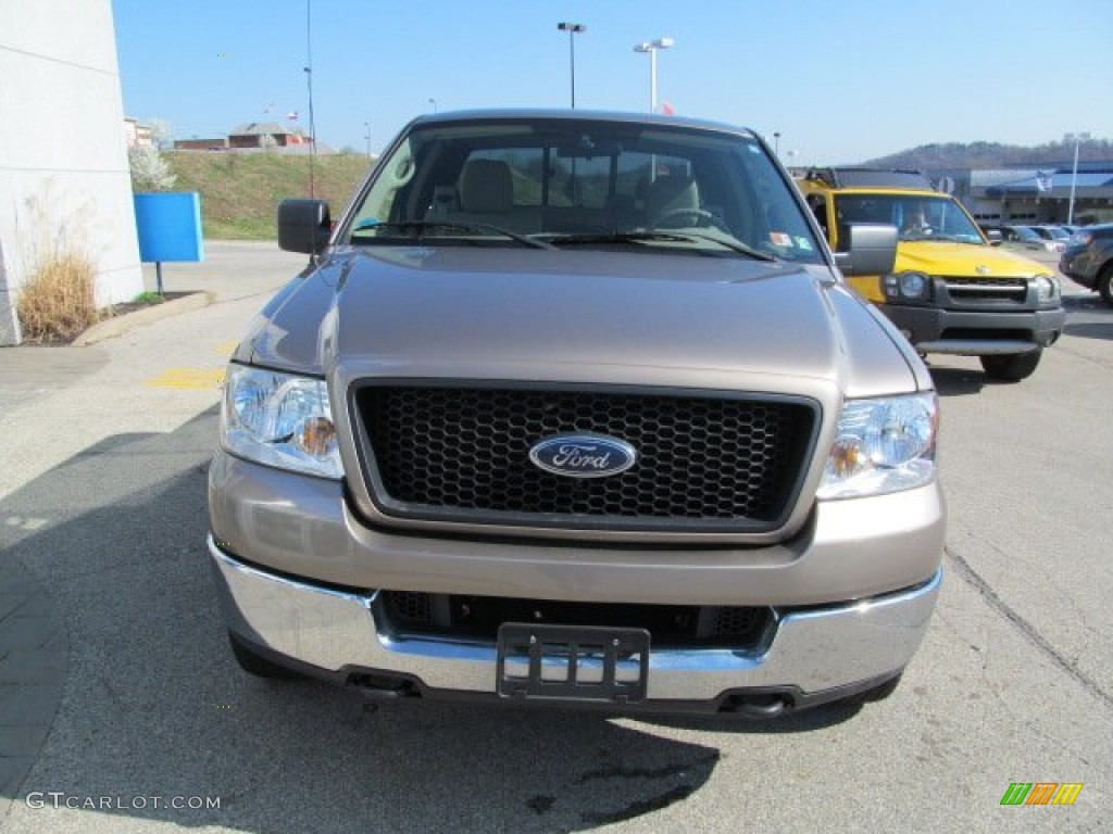 2005 F150 XLT SuperCab 4x4 - Arizona Beige Metallic / Tan photo #11