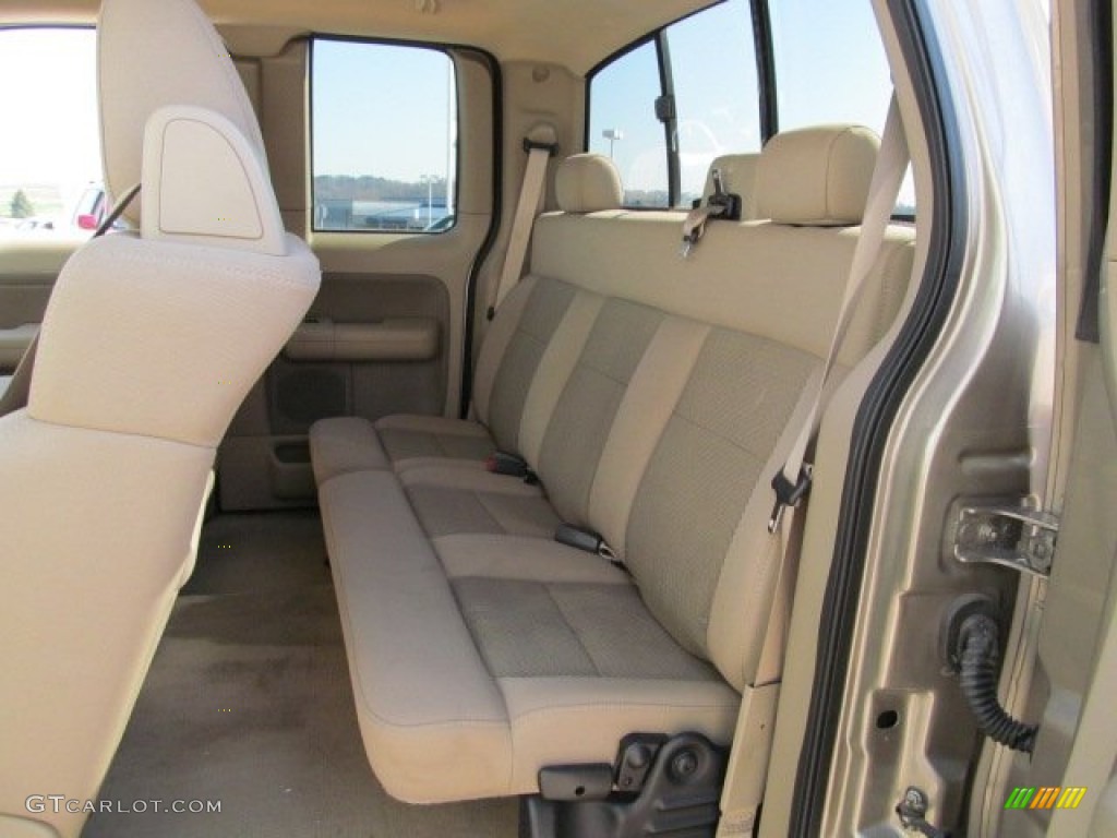2005 F150 XLT SuperCab 4x4 - Arizona Beige Metallic / Tan photo #13