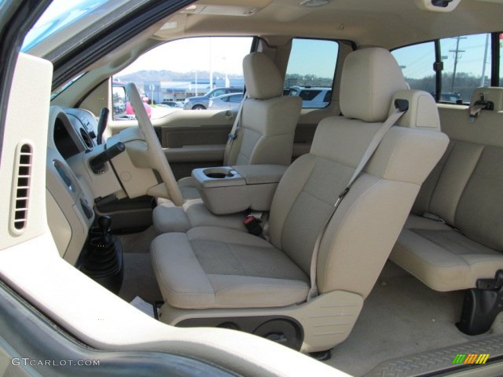 2005 F150 XLT SuperCab 4x4 - Arizona Beige Metallic / Tan photo #14