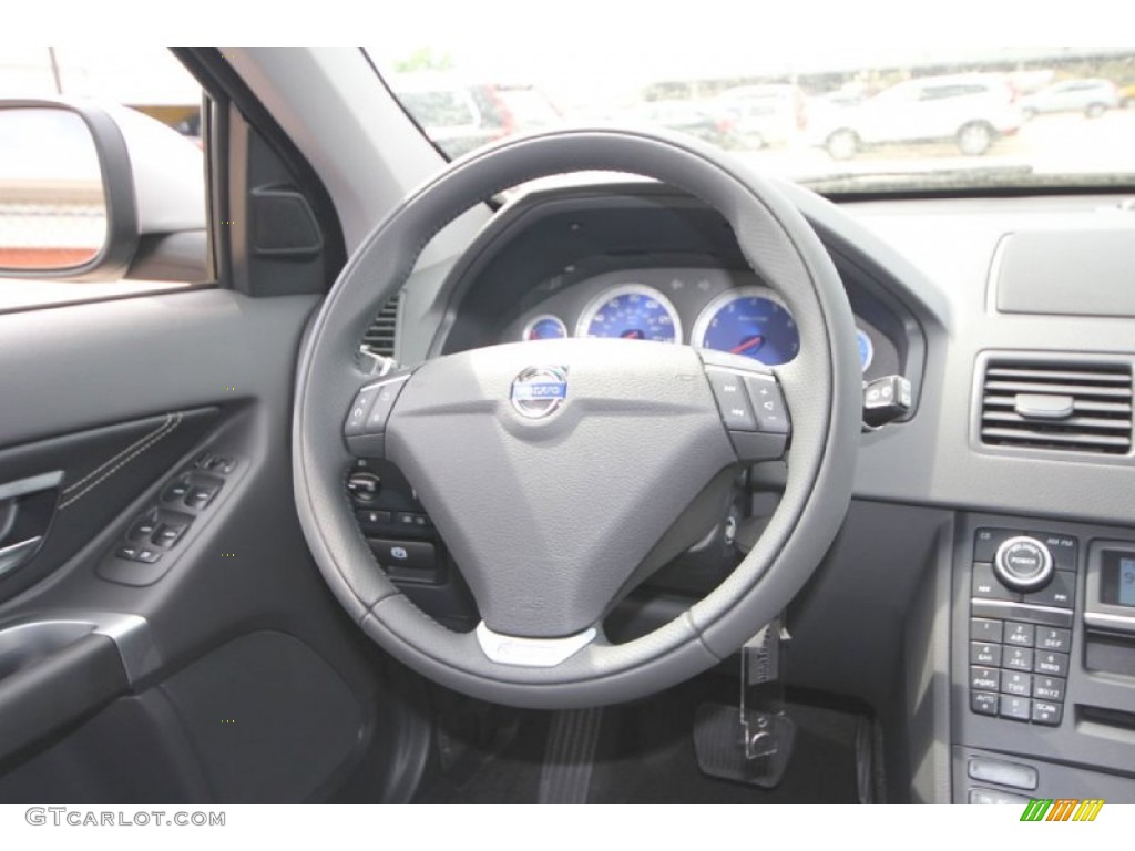 2013 Volvo XC90 3.2 R-Design R-Design Off Black Steering Wheel Photo #62673503