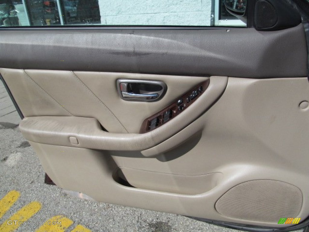 2001 Outback L.L.Bean Edition Wagon - Winestone Red Pearl / Beige photo #15