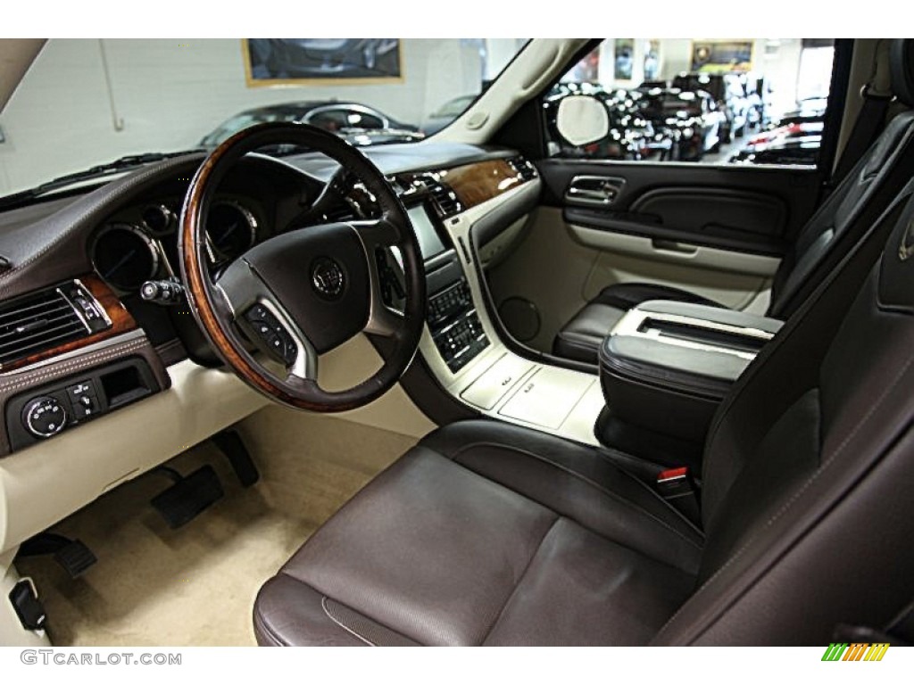 Cocoa/Very Light Linen Interior 2009 Cadillac Escalade ESV Platinum AWD Photo #62674622