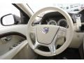 2012 Volvo S80 Sandstone Beige Interior Steering Wheel Photo