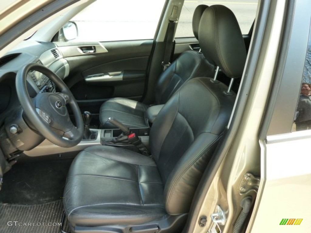 2009 Forester 2.5 X Premium - Topaz Gold Metallic / Black photo #8