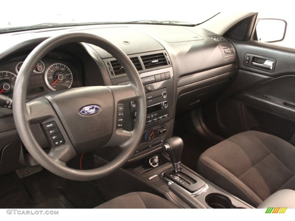 2008 Ford Fusion SE Charcoal Black Dashboard Photo #62675627