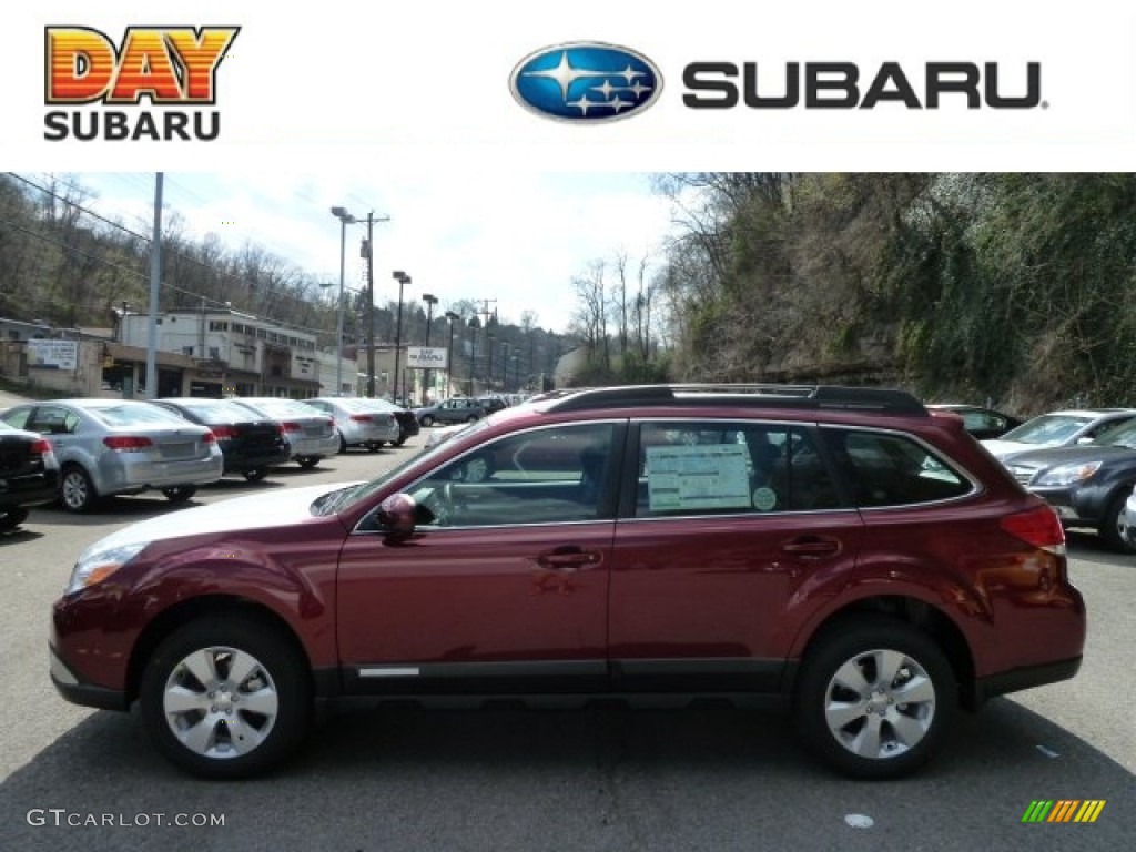 Ruby Red Pearl Subaru Outback